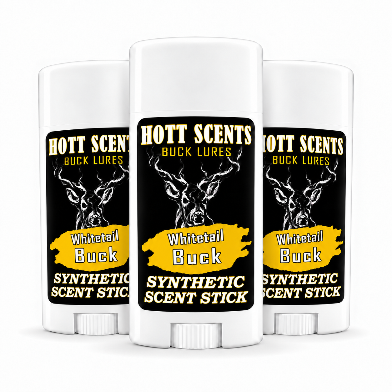 Whitetail Buck Synthetic Stick - 3-Pack
